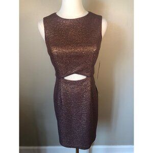 NWT Hailey Logan by Adrianna Papell Sleeveless Sheath with Cutout Size M